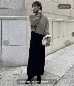 ※専用です！AMELY ニットトップス＋キャミワンピセットアップ