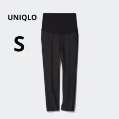 UNIQLO S ブラック スマートアンクル マタニティパンツ 妊婦用パンツ