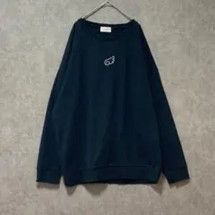 プリントスウェット(4L)カードキャプターさくら＊オーバーサイズ＊トレーナー＊黒