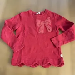 KP 140 ニットプランナー　長袖カットソー　赤