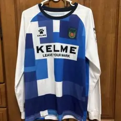 KELME 長袖プラクティスシャツ ブルー ホワイト