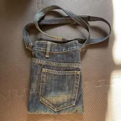 デニムリメイク サコッシュ ショルダーバッグ