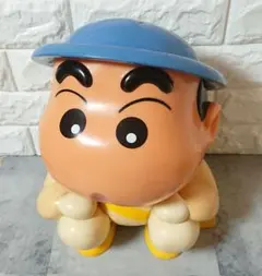 【美品 非売品 レア 】クレヨンしんちゃん ソフビ貯金箱 特大 懸賞品 ビッグ