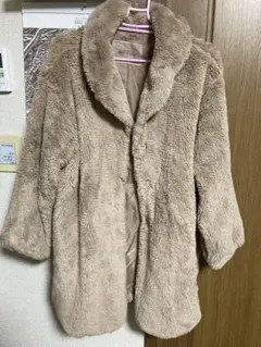 ベージュファーコート NICE CLAUP