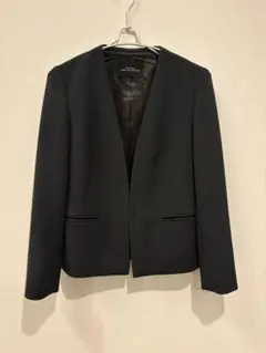 【美品】GREEN LABEL RELAXING　ノーカラージャケット 36