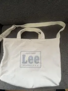 Lee キャンバス トートバッグ ホワイト