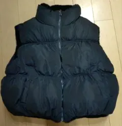 中綿ベスト リバーシブル　 L　レディース