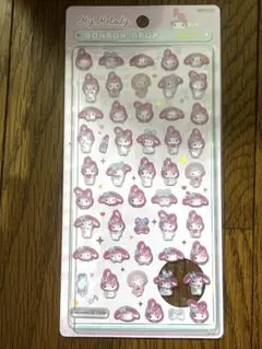 【正規品】ボンボンドロップシールミニ　ピンク　マイメロ