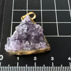 天然石 アメジスト クラスター ペンダント パワーストーン