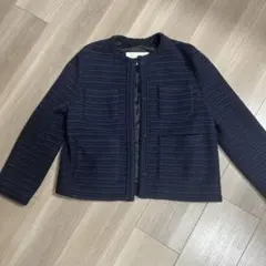 Ballsey ノーカラージャケット 34 ネイビーのサムネイル