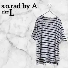 s.o.rad by A【L】トップス 半袖 ストライプ 海外古着