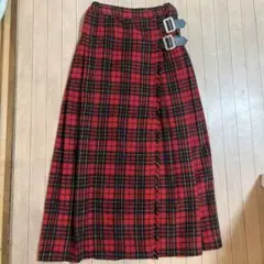 チェックスカート 秋冬