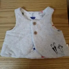 【匿名配送】MOOMIN ムーミン　リバーシブル ベスト　50〜70センチ