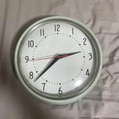 ミントグリーン アナログ時計