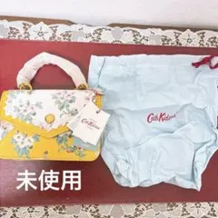 未使用　キャスキッドソン　ミニ　ショルダーバッグ　イエロー　花柄　黄色　花柄のサムネイル