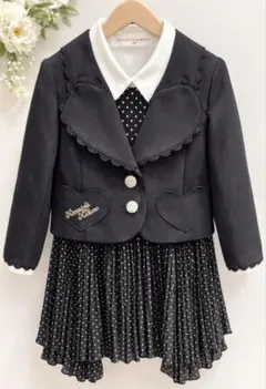 ヒロミチナカノ フォーマル 120 女の子 3点セット 入学式 卒園式 発表会