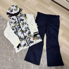 スノボウェア　花柄