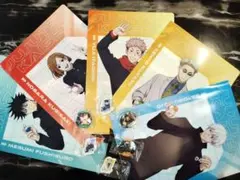 くら寿司　呪術廻戦 クリアファイル全種 バッジ3種 アクリルステッカー3種