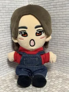 Aぇ！group 末澤誠也　赤パーカー＋紺色オーバーオール　はぴぬい　ちびぬい