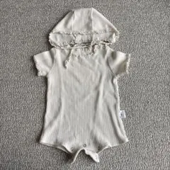 ベビーロンパース 80 ボンネットつき
