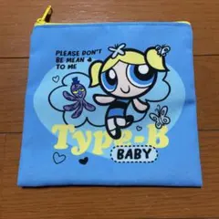 パワーパフガールズ スクエアポーチ　バブルス