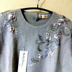 新品未使用 紙タグ付 アンゴラ40%混 トップス セーター ニット サイズМ