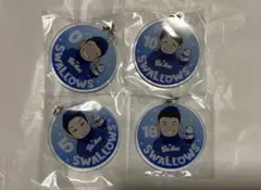 東京ヤクルトスワローズアンブレラチャーム4個セット（並木・川端・宮本・奥川選手）