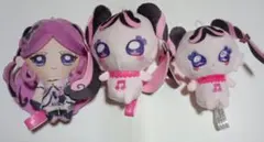 キュアキッス　メロロン　ふわふわおでかけマスコット　ぬいぐるみ　3個セット