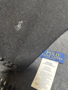 Polo Ralph Lauren リバーシブルマフラー ブラック×グレー