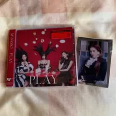 MISAMO play 通常盤　CD タワレコ特典　クリアトレカ　サナ　セット