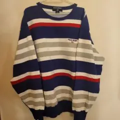 XL　POLO SPORT スウェット　トレーナー　ボーダー　ポロスポーツ