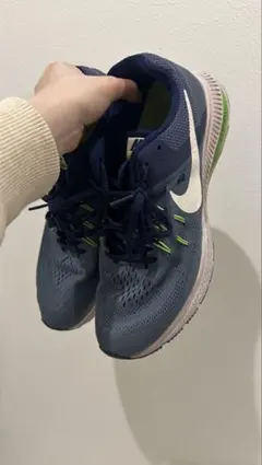 Nike スニーカー グレー/ネイビー