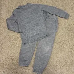 ユニクロ　メンズ　グレー スウェットセット　Sサイズ