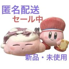 《新品》星のカービィ　羊毛フェルト風/サニーデイ　BIGぬいぐるみ2個セット