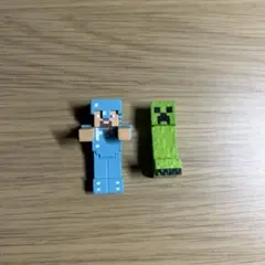 Minecraft ならぶんです ガチャガチャ スティーブ クリーパー
