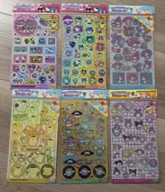 サンリオキャラクターズ　キラッとシール6枚セット
