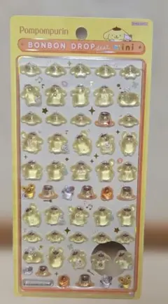 ポムポムプリン ボンボンドロップシールミニ