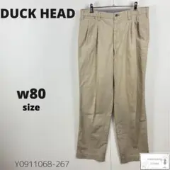 訳あり DUCK HEAD 自重堂 チノパン ズボン タック付き