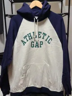 GAP パーカー XL ネイビー/ホワイト　XL