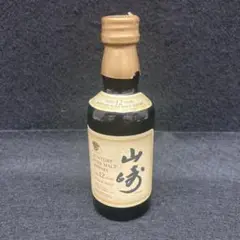 サントリー山崎　12年 50ml 　旧ラベル　ミニボトル 　ゴールドキャップ サントリーシングルモルトウイスキー 山崎12年 ミニチュア瓶