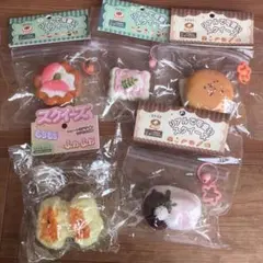 スクイーズ まとめ売り 5点セット 食品モチーフ ヒロコーポレーション