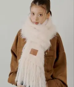 Chico シャギーフリンジマフラー