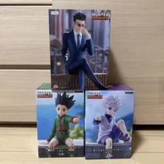 HUNTER×HUNTER ぬーどるストッパーフィギュア　キルア　ゴン　レオリオ
