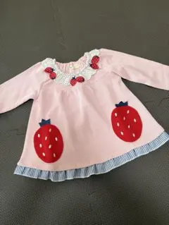 新品未使用　ベイビーチアー　baby cheer いちごチュニック　110cm