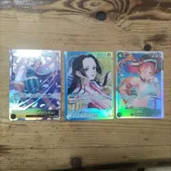 ワンピースカード　ハンコック　ボンクレー　ベンサム　リーパラ