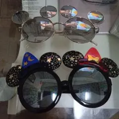 ミッキー型サングラス・メガネセット