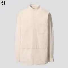 UNIQLO +J スーピマコットンオーバーサイズスタンドカラーシャツ