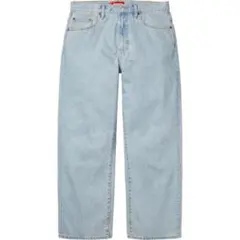Supreme Baggy Jean Washed Indigo(22SS) - メルカリ