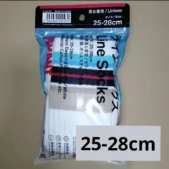 ファミマ　ライン　ソックス　VIVANT　砂漠と青空　ホワイト　25-28cm