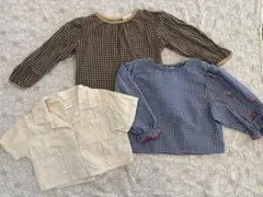 まとめ売り　子供服　ブラウス3点　100-110size